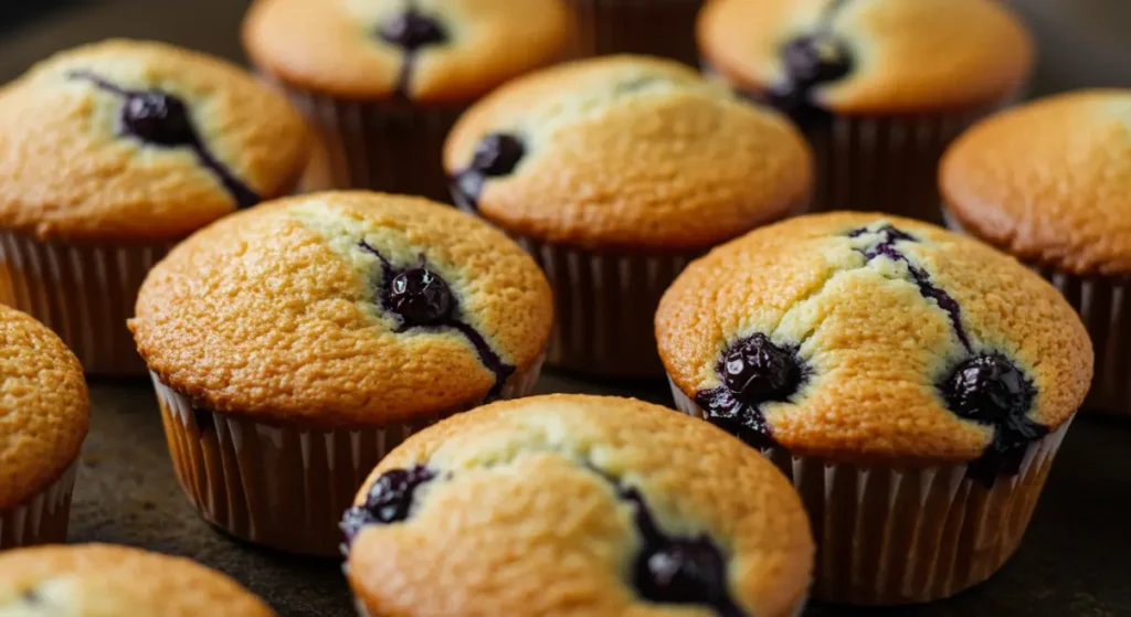 Blueberry Cottage Cheese Muffins