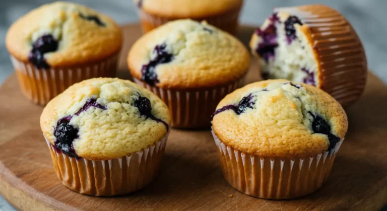 Blueberry Cottage Cheese Muffins