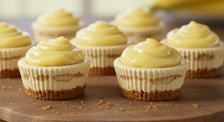 Mini Banana Pudding Cheesecakes