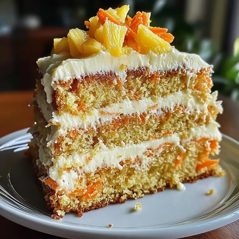 Hawaiian Carrot Pineapple Cake