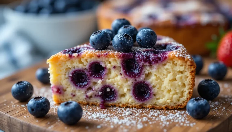 Blueberry Cottage Cheese Breakfast Bake