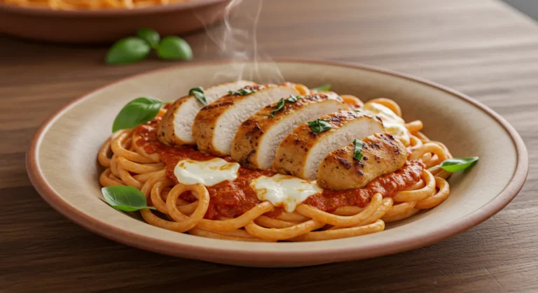 chicken mozzarella pasta