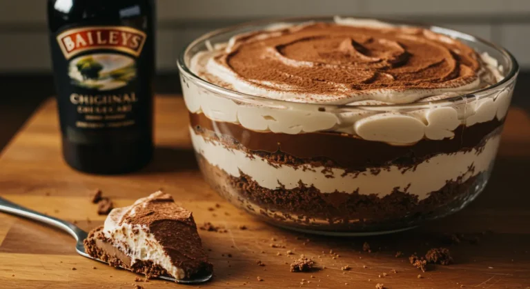 Baileys Chocolate Cheesecake Trifle