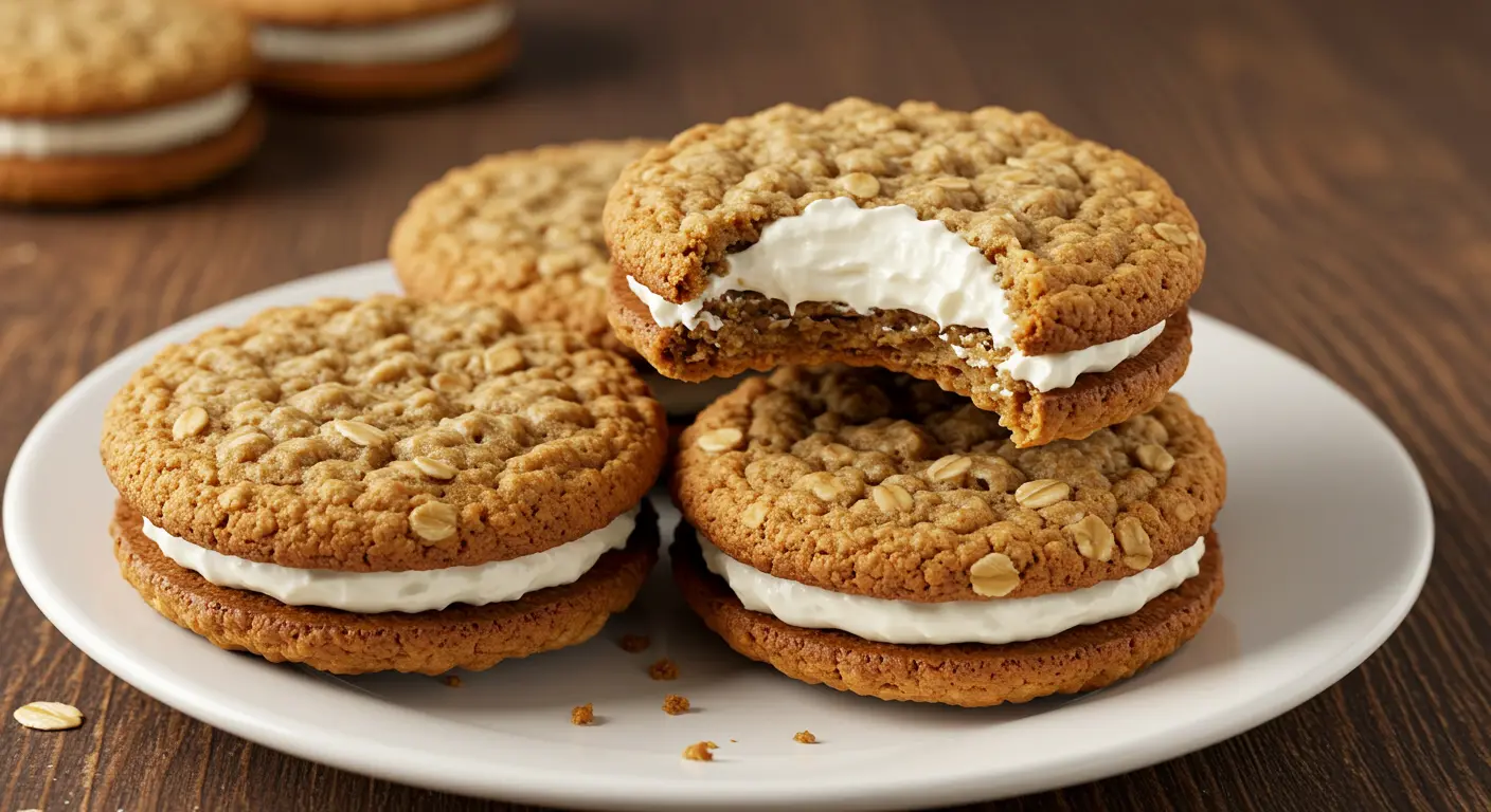 Pumpkin Oatmeal Cream Pies