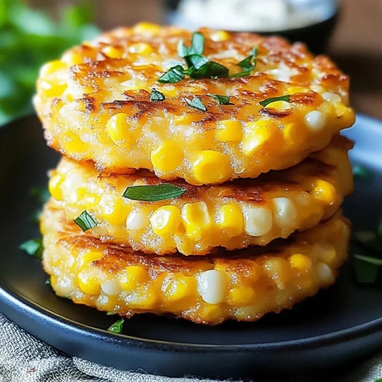 Delicious cheesy corn fritters served on a plate