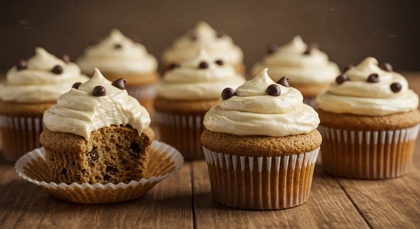 cookie dough cupcakes