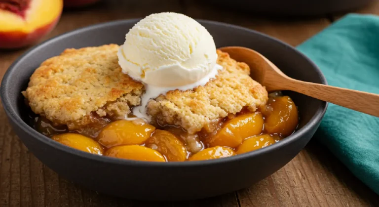 peach cobbler