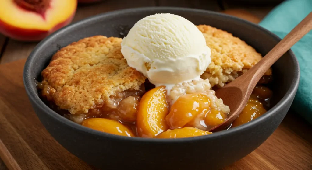 peach cobbler