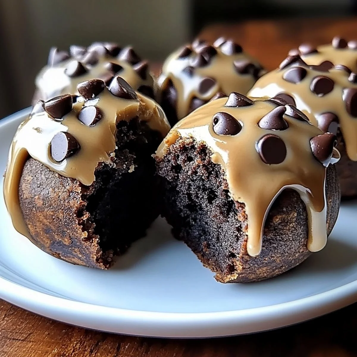 Chocolate Chip Cookie Dough Brownie Bombs - a delightful dessert treat