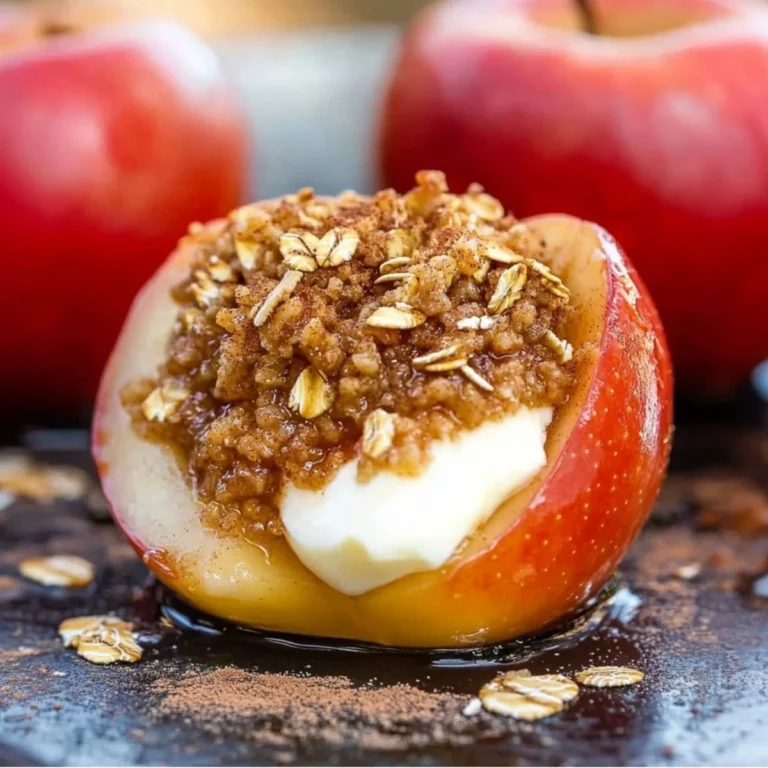 Delicious warm baked stuffed apples filled with spices and nuts