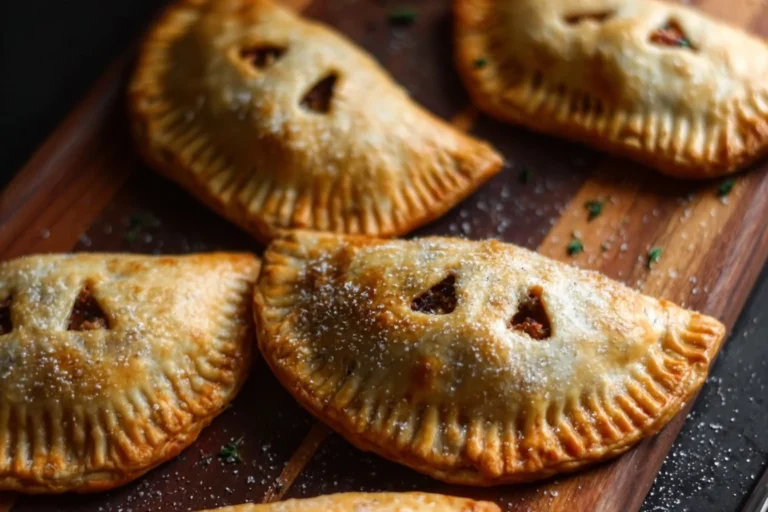 Delicious Ghost Taco Hand Pies filled with flavorful ingredients for Halloween