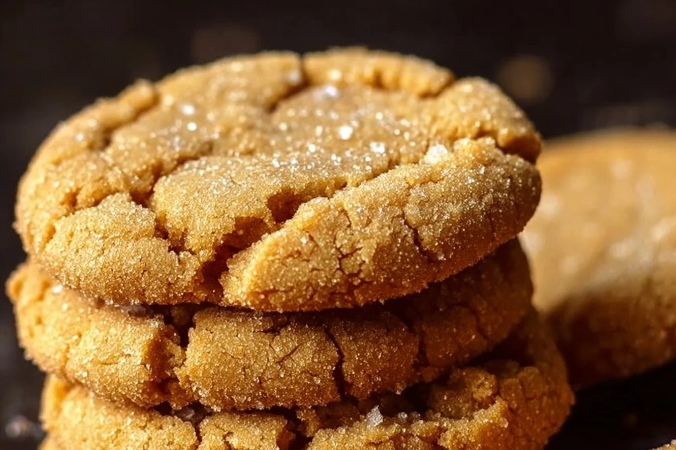 Deliciously chewy brown sugar cookies fresh out of the oven