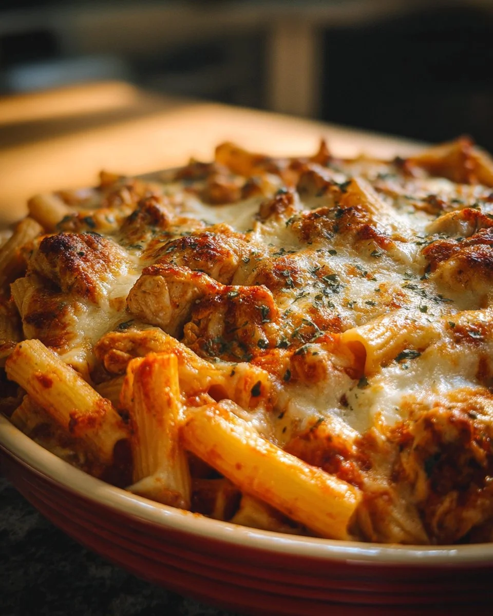 Baked Chicken Parmesan Pasta