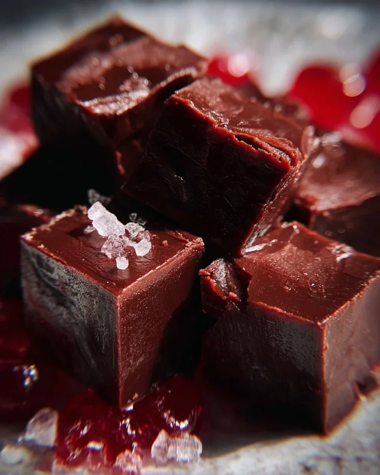 Delicious Cherry Coke Fudge served in a decorative dish.