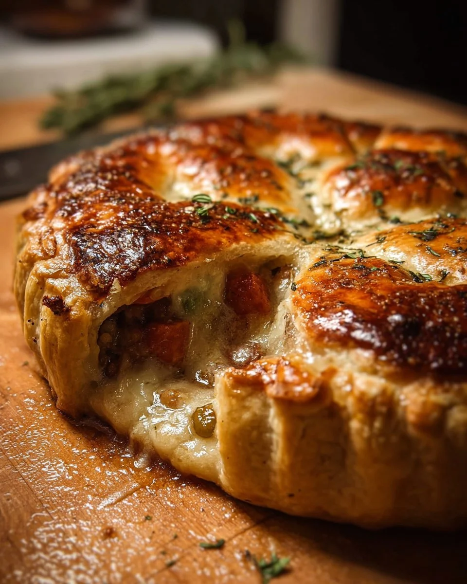 Comforting Pizza Pot Pie