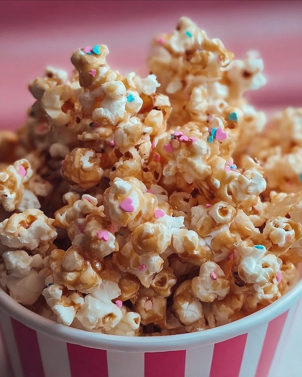 Cupid Crunch Popcorn showcasing a variety of sweet flavors for special moments.