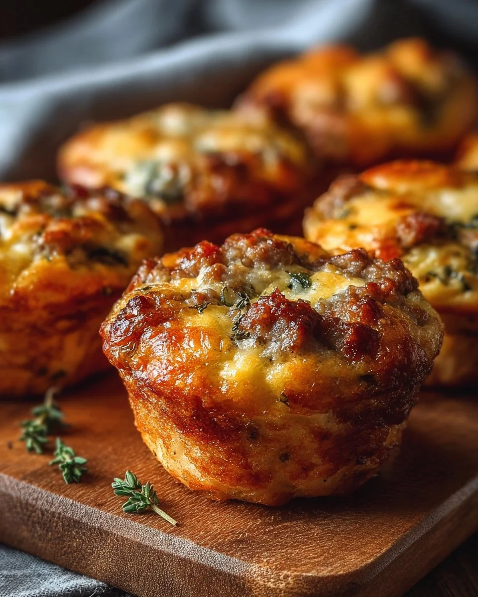 Easy Sausage Breakfast Muffins