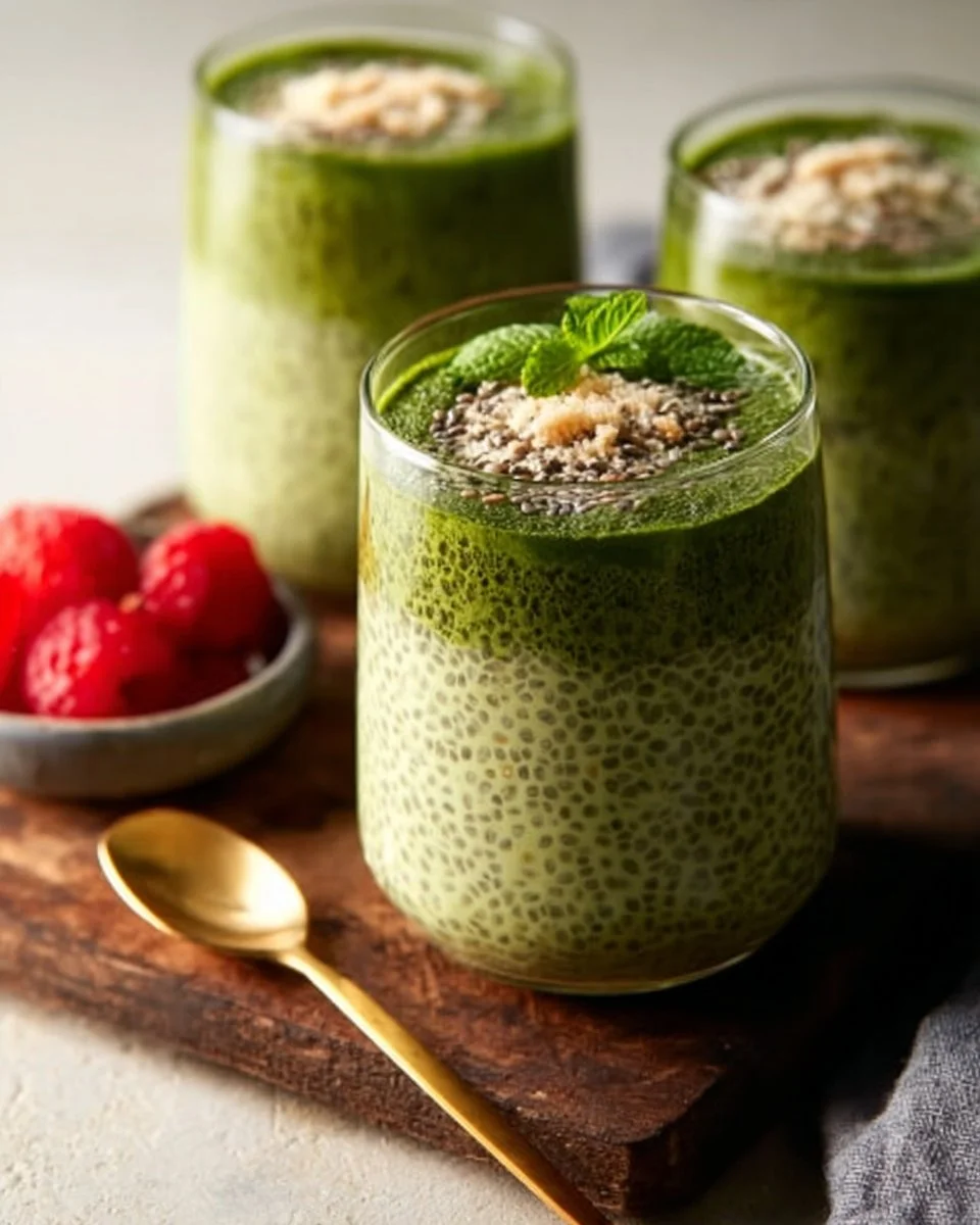 Matcha Chia Pudding