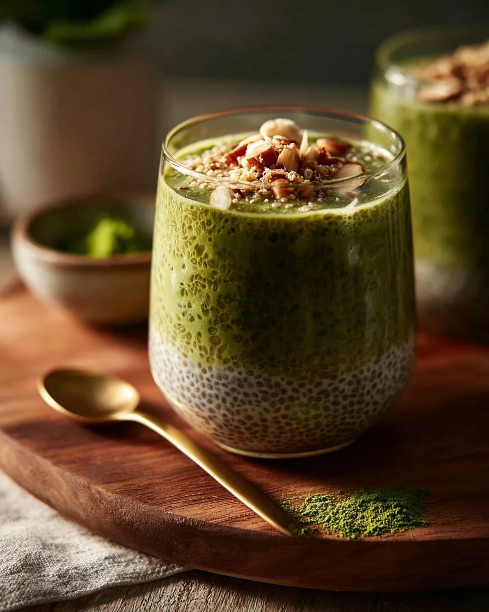 Matcha Chia Pudding