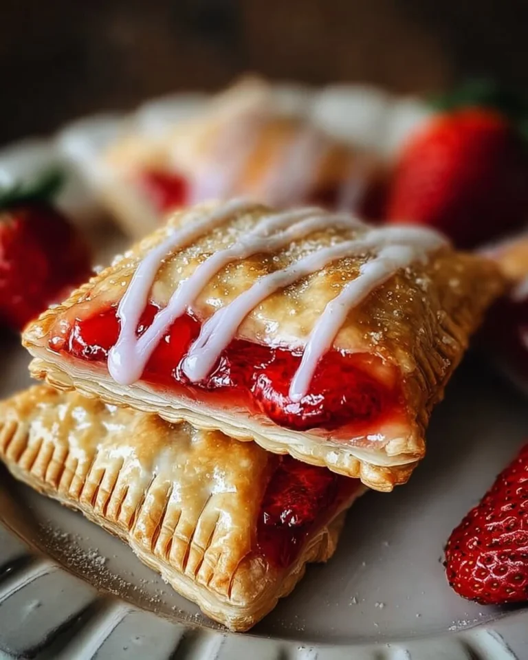 Mini strawberry vegan pop tarts for Valentine's Day celebration