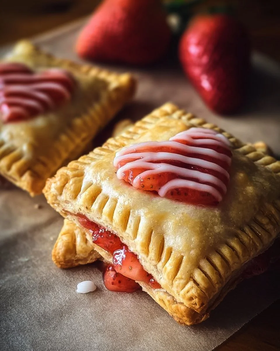 Valentine's Day Mini Strawberry Vegan Pop Tarts to Cherish