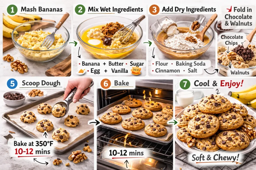 banana bread cookies