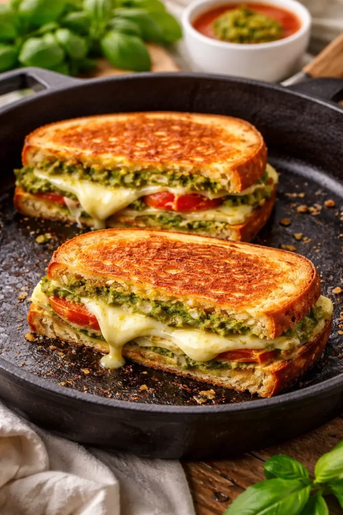  Pesto Grilled Cheese Sandwich