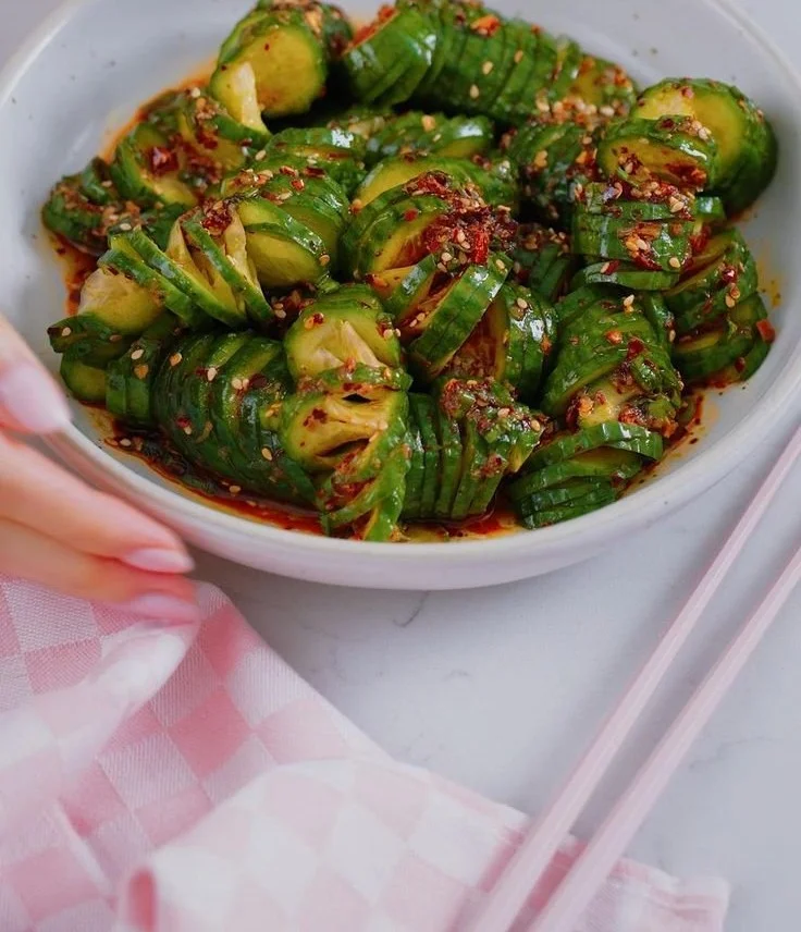 Asian Spicy Cucumber Salad