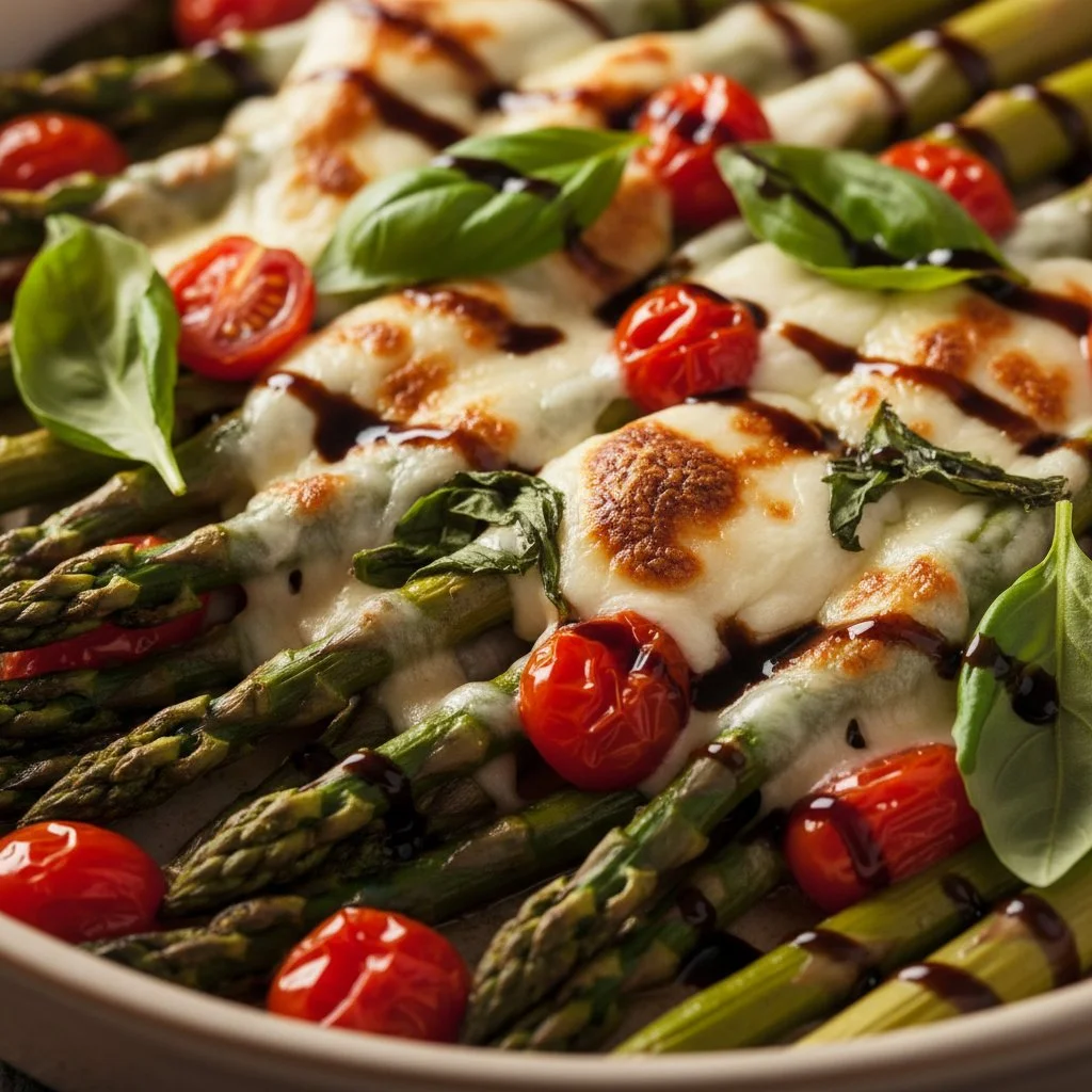 Caprese Roasted Asparagus: Easy, Flavorful Side Dish with a Twist
