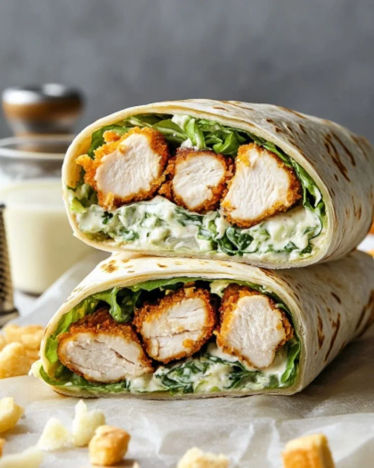 Chicken Caesar Wraps
