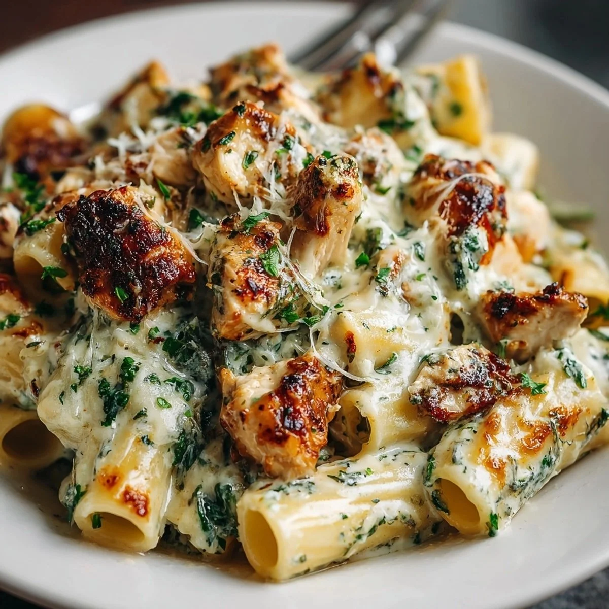 Creamy Pesto Chicken Pasta