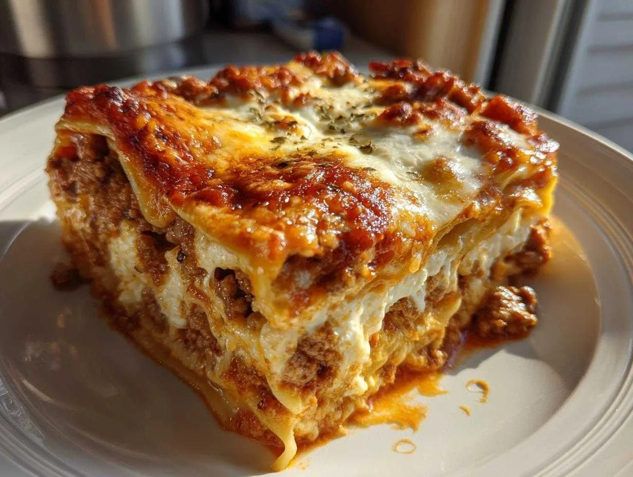 Easy Lasagna with Cottage Cheese