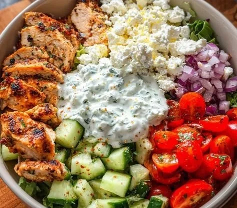 Greek Chicken Bowls