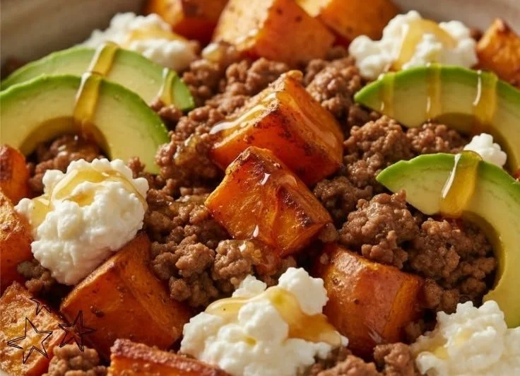 Ground Beef Sweet Potato Bowl