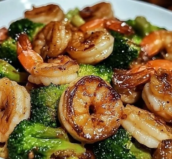 High-Protein Honey Garlic Shrimp