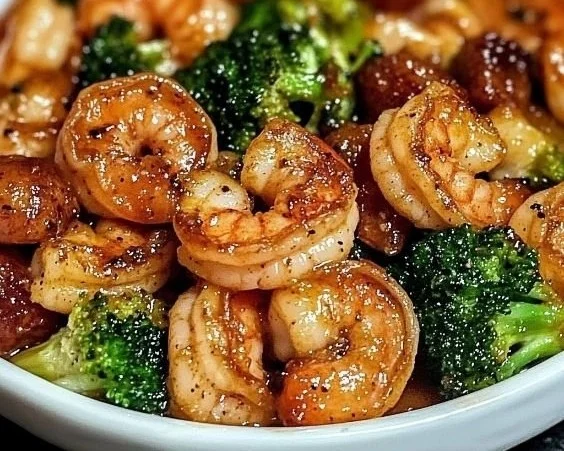 High-Protein Honey Garlic Shrimp