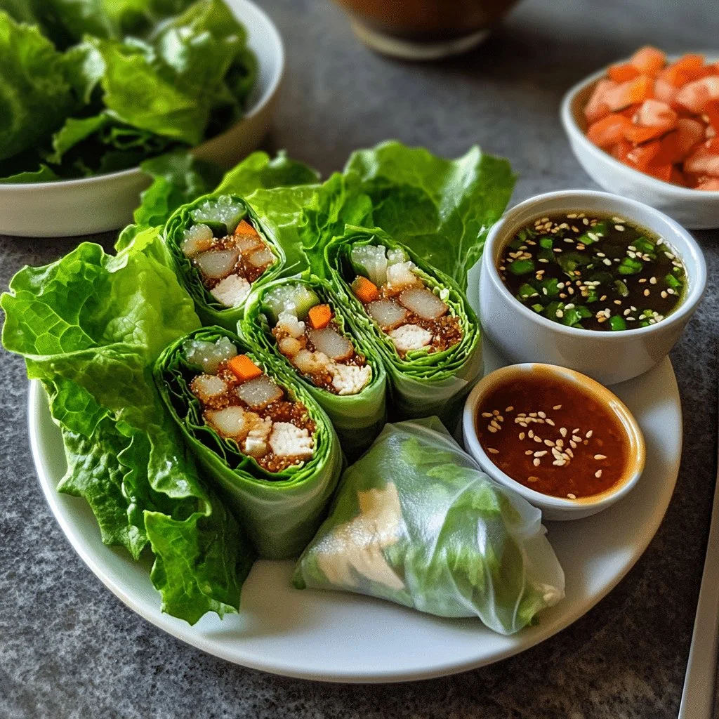 Lettuce Wrap Summer Rolls