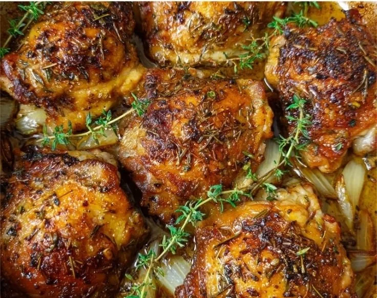 Oven-Roasted Chicken Thighs
