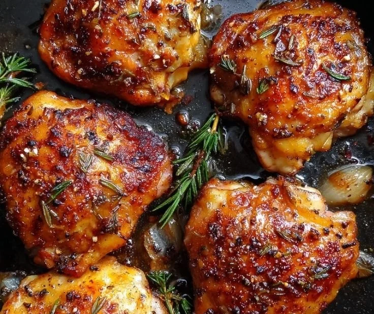 Oven-Roasted Chicken Thighs