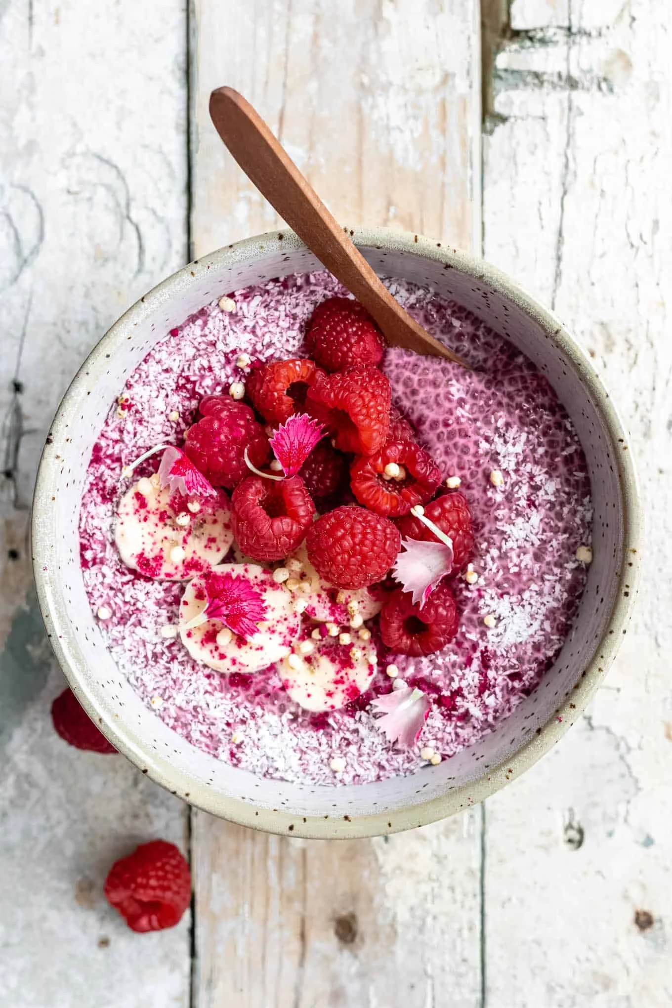 Raspberry Chia Pudding