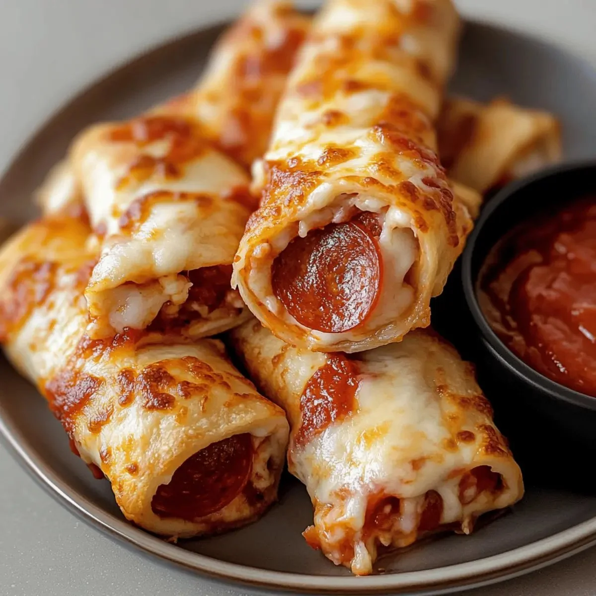 Savory Cheesy Pepperoni Pizza Roll Ups for Quick Snacks