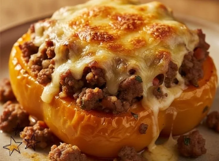 Stuffed Bell Peppers with Ground Beef