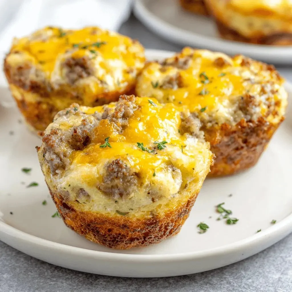 Breakfast Egg Muffins with Sausage