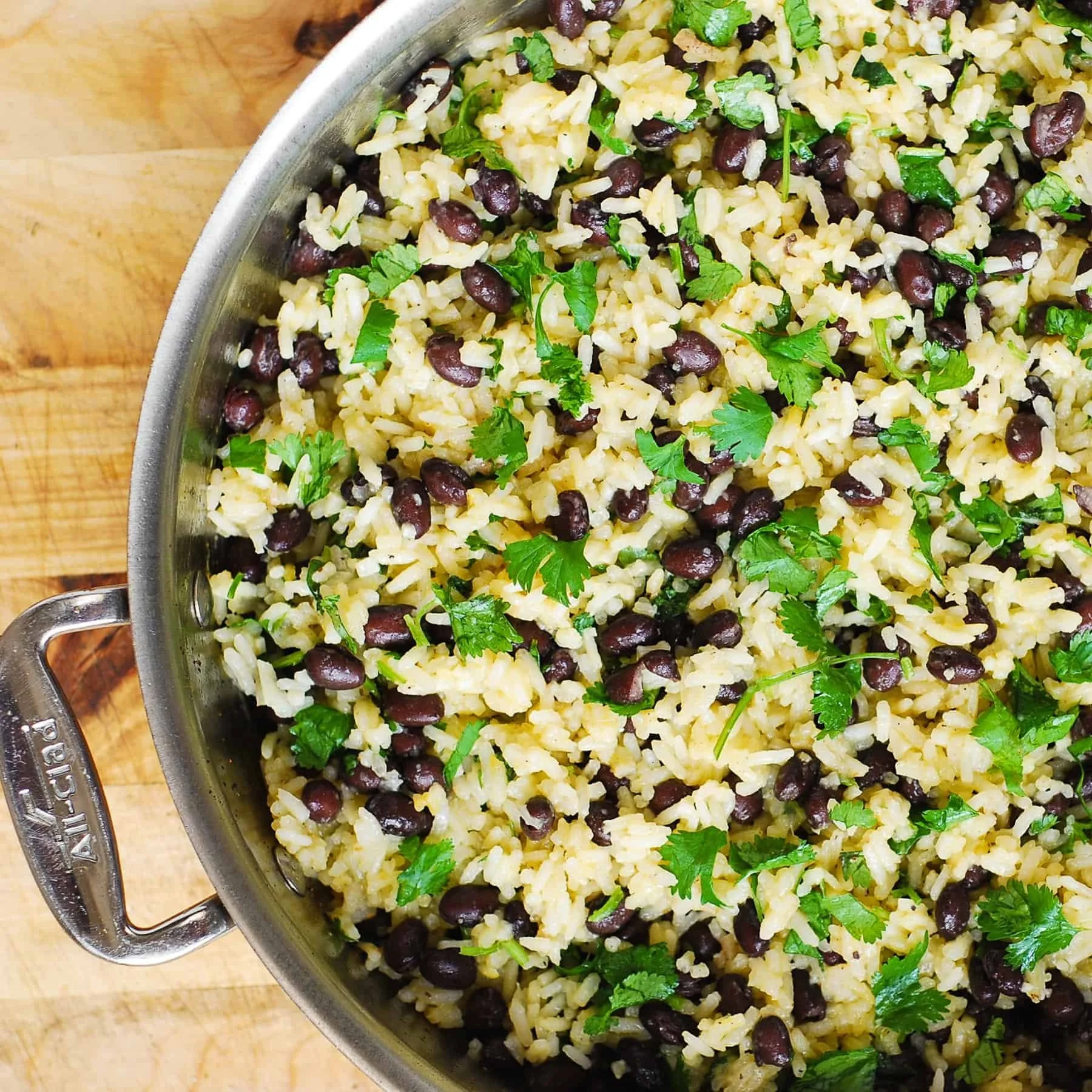 Cilantro-Lime Black Bean Rice