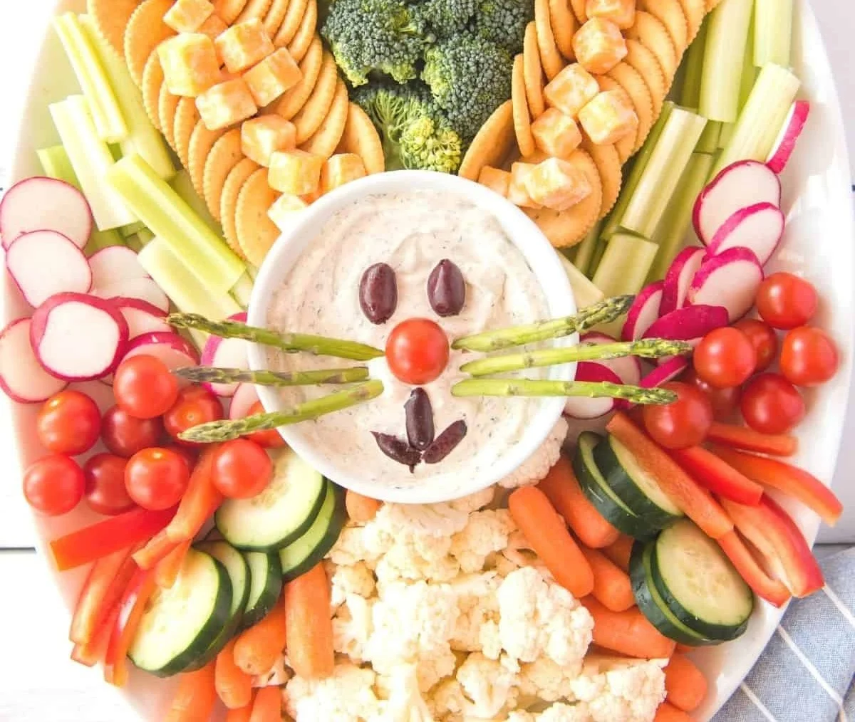 Easter Bunny Veggie Tray