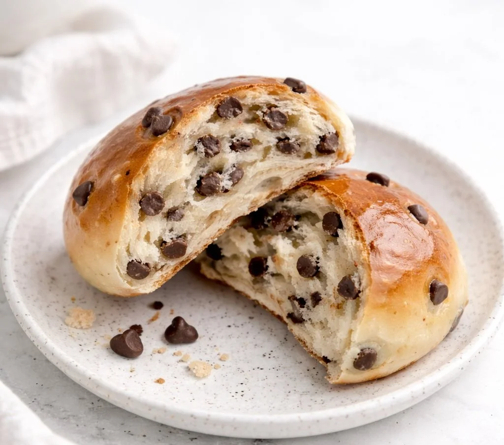 The Fluffiest Chocolate Chip Milk Buns