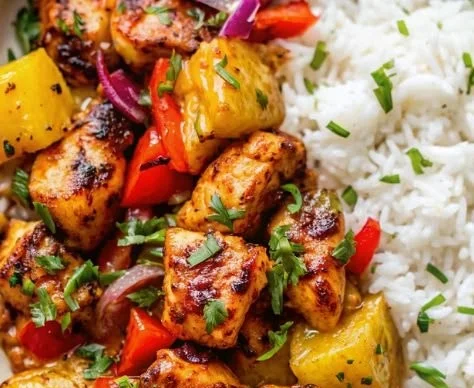Hawaiian Chicken Sheet Pan