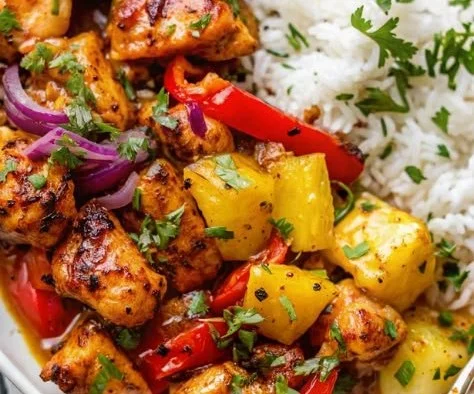 Hawaiian Chicken Sheet Pan