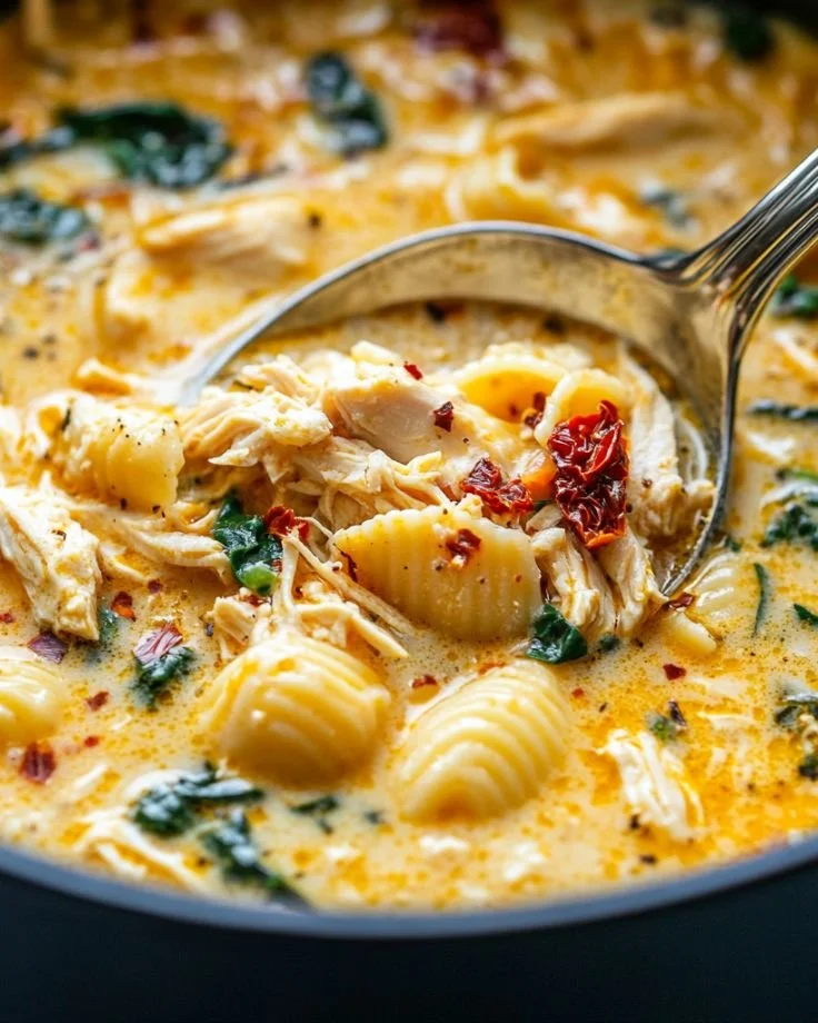 Bowl of Marry Me Chicken Soup, a comforting meal recipe.