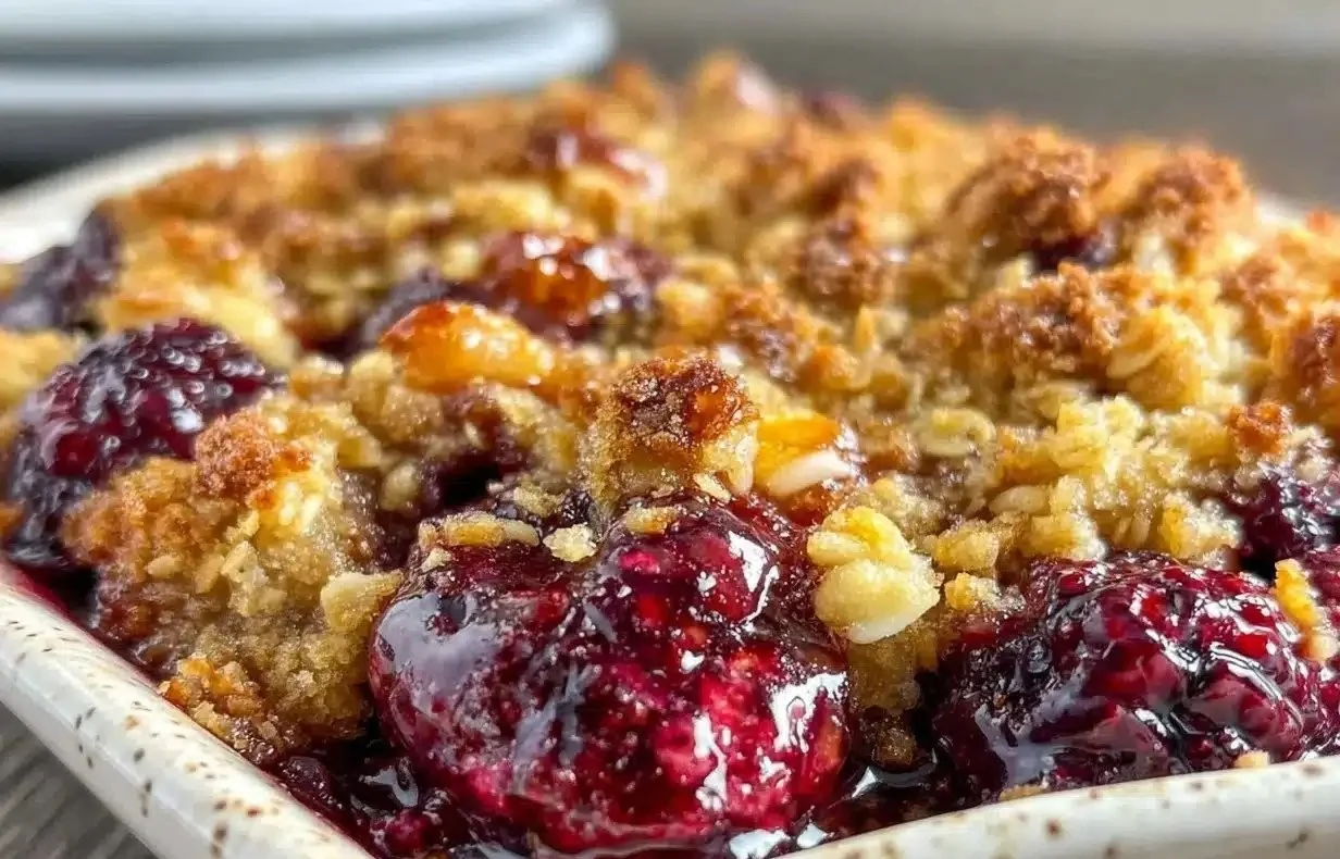Cozy Mulberry Crisp Recipe with Easy Crunchy Oat Topping You’ll Love